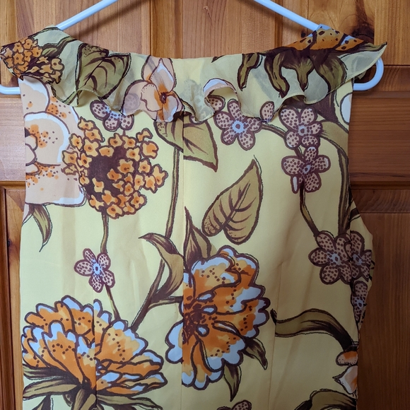 Kay Unger maxi silk dress, size 10 - Picture 5 of 6